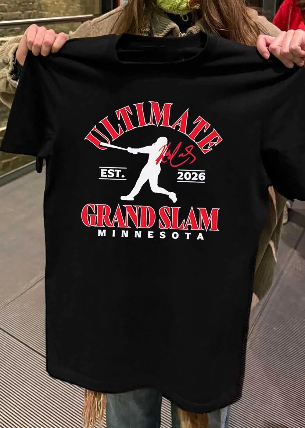 Est 2026 Ultimate Grand Slam Minnesota Softball Player Silhouette T-Shirt