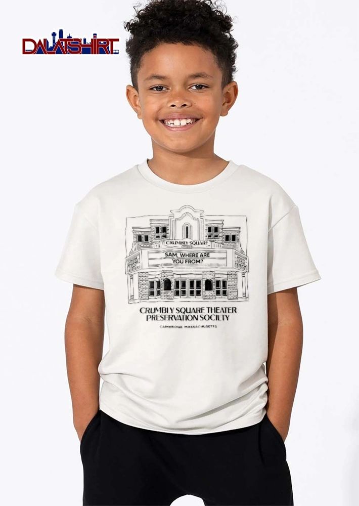 Crumbly Square Theater Preservation Society Cambridge Massachusetts shirt