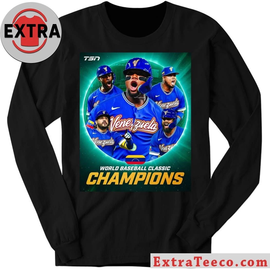 Venezuela won the 2026 World Baseball Classic, defeating the United States 3-2 Shirt