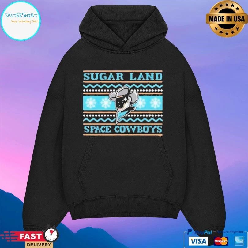 Sugar Land Space Cowboys Bimm Ridder Ugly Christmas 2025 T-shirts
