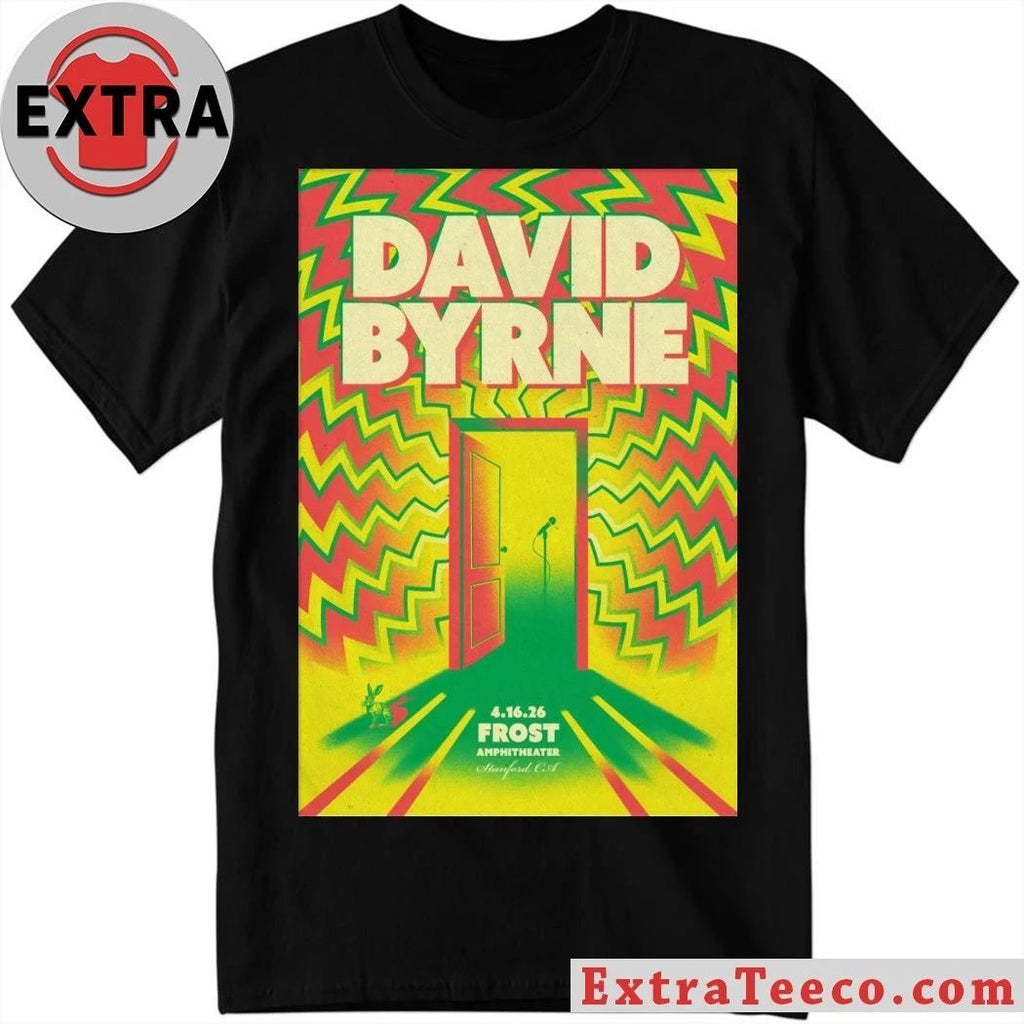 David Byrne In Stanford CA On April 16 2026 Poster Shirt