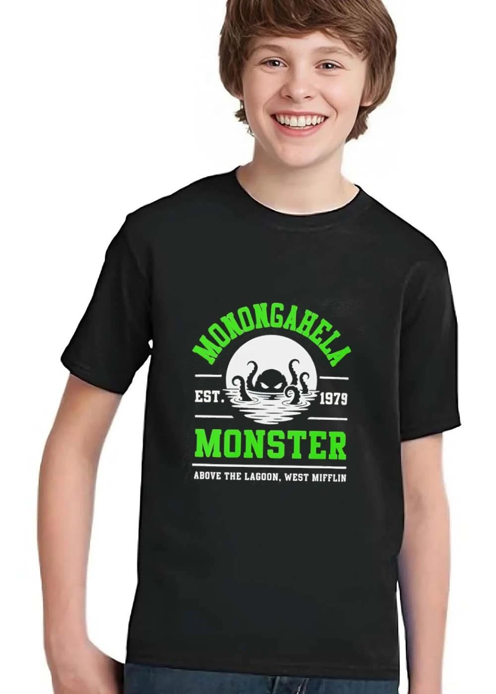 Monongahela Monster Est 1979 Above The Lagoon West Mifflin Octopus Water Full Moon shirt