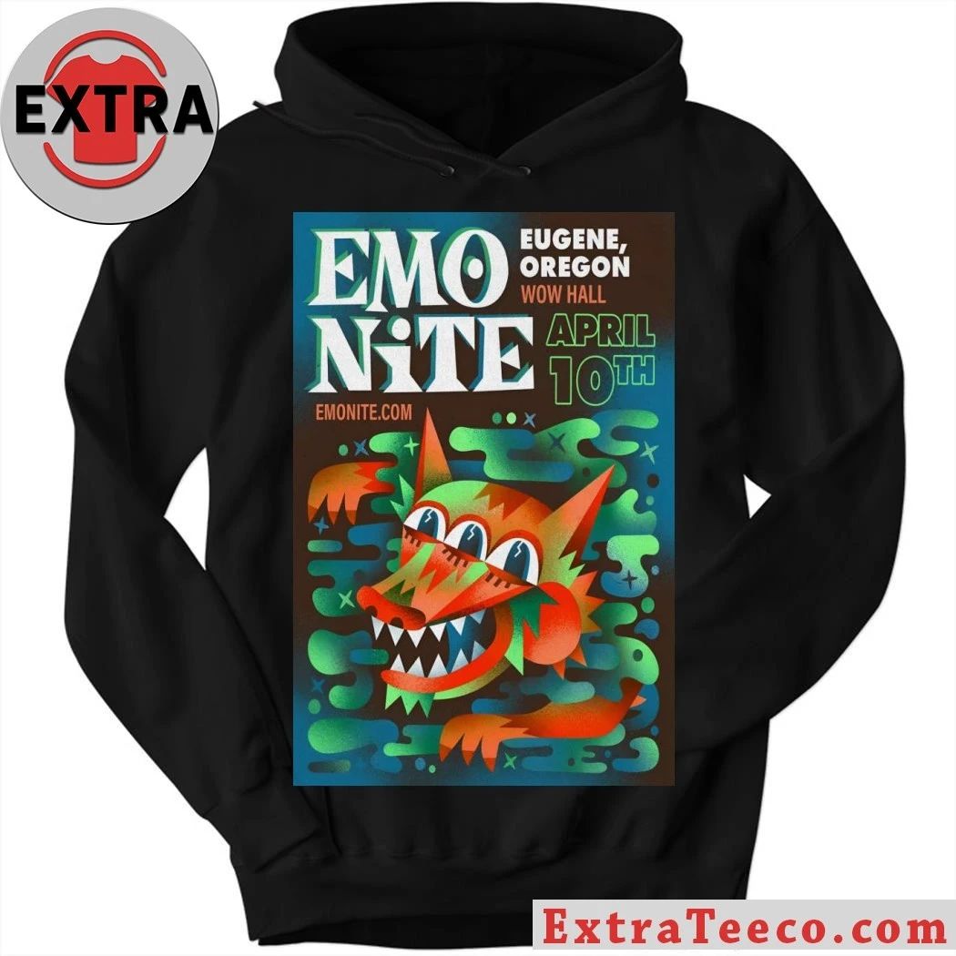 Emo Nite 4 10 2026 Eugene OR Poster Shirt