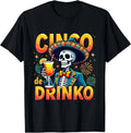Funny Mexican Cinco de Drinko Cinco De Mayo Fiesta T-Shirt , Unisex Tee