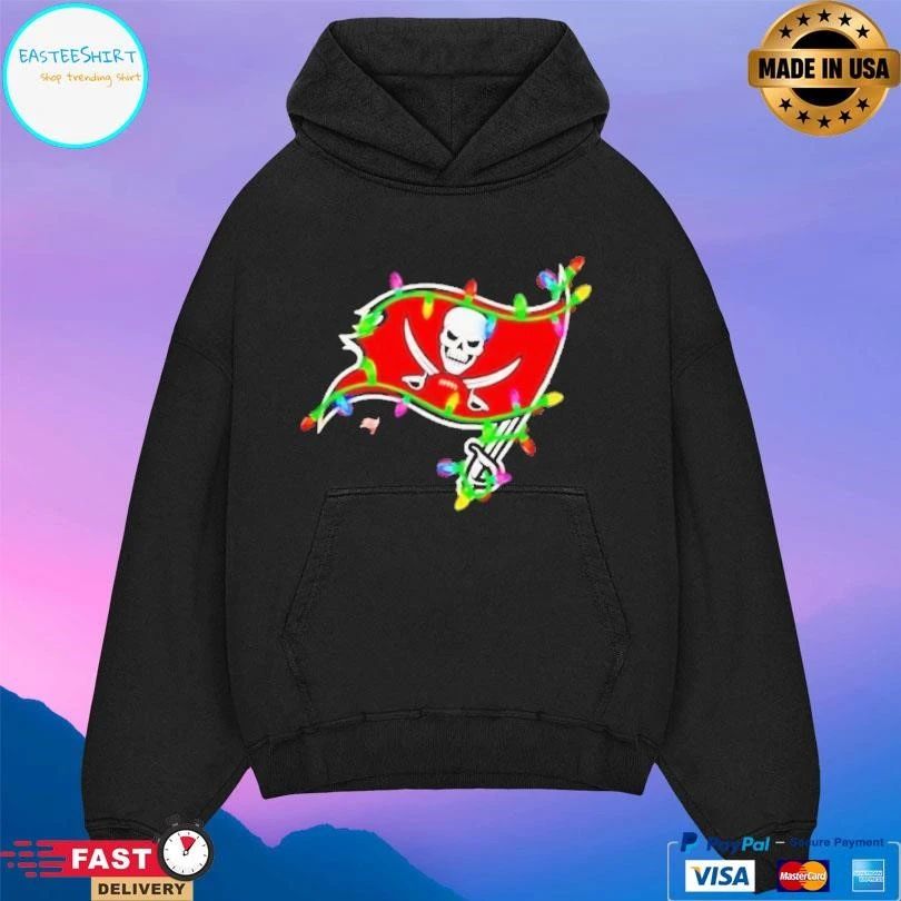 Tampa Bay Buccaneers Logo Holiday Lights T-shirts