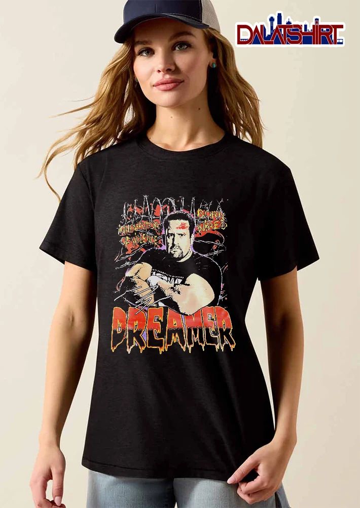 Innovator Of Violence Born Wired Dreamer Wrestler Arms Crossed Barbed Wire Blood shirt