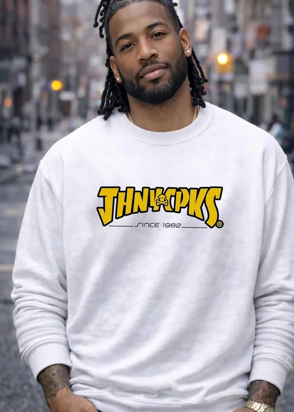 Since 1982 Johnny Cupcakes Bakery Logo T-Shirt