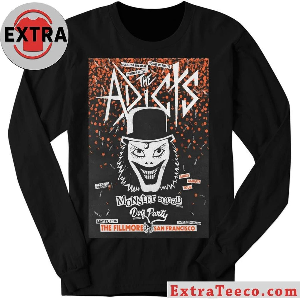 The Adicts May 23 2026 In San Francisco CA Poster Shirt