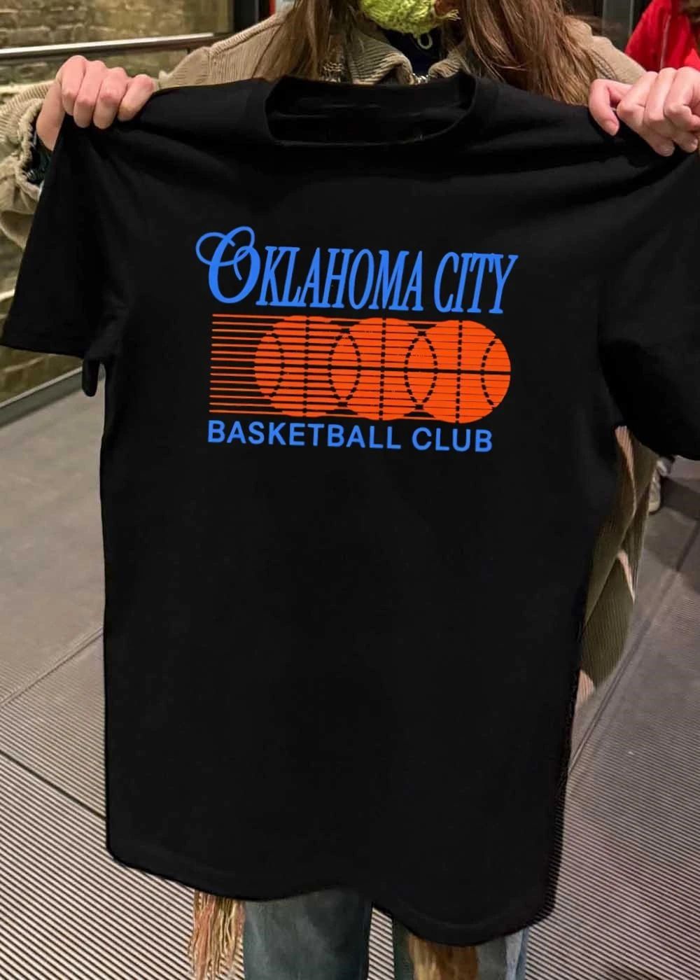 Merchandise Oklahoma City Basketball Club Orange Motion Tee Shirt