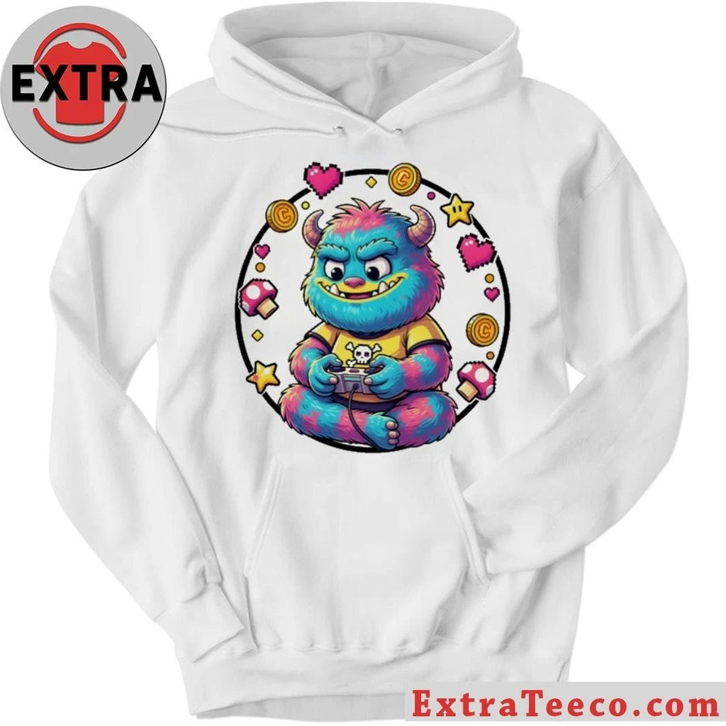 Neon Monster Gamer Mascot Shirt