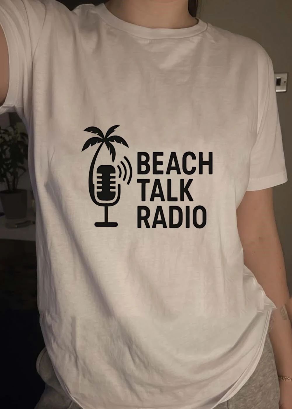 Beach Talk Radio Logo Print Apparel Shirt