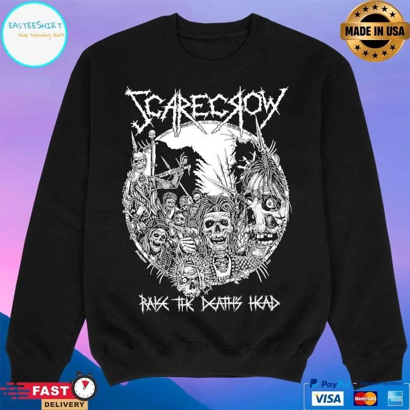 Scarecrow Raise The Death’s Head T-shirts
