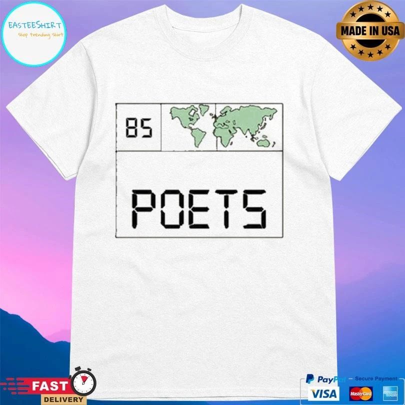 Poets Brand World Clock T-shirts