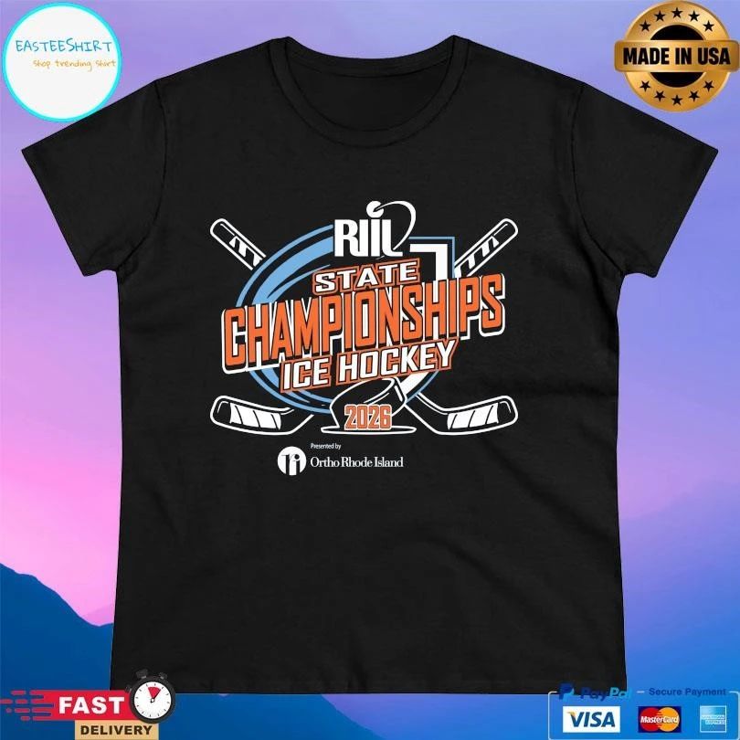RIIL State Championships Ice Hockey 2026 Ortho Rhode Island T-shirts