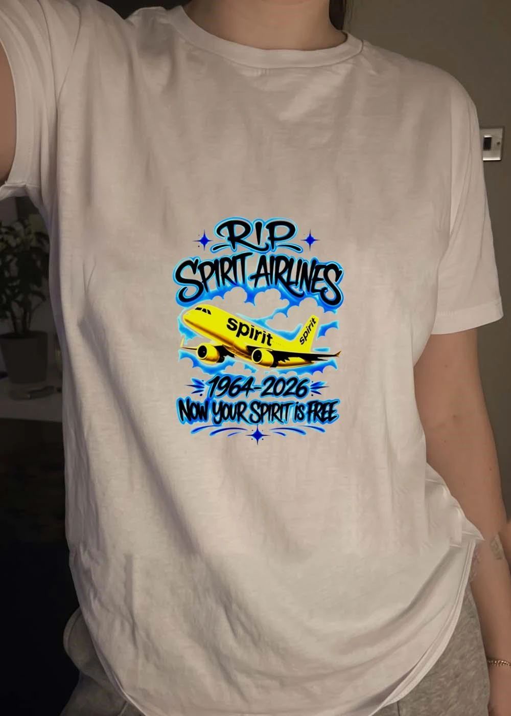 RIP Spirit Airlines 1964 2026 Now Your Is Free shirt