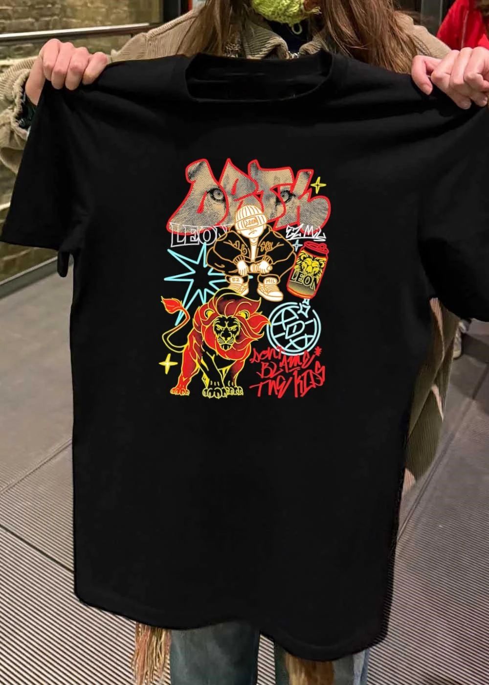 DBTK x EZ MIL Lion Streetwear Graphic T-Shirt