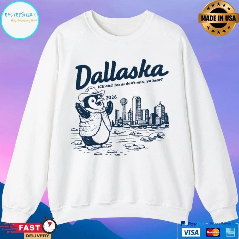 Penguin Werner Dallaska Ice And Texas Don’t Mix Ya Hear 2026 T-shirts