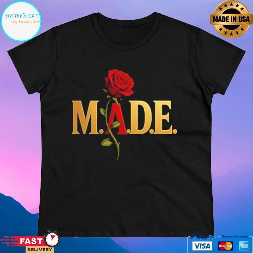 M.A.D.E. Rose Logo T-shirts