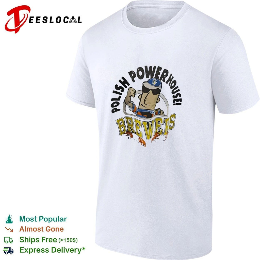 Polish Powerhouse Milwaukee Brewers MLB T-shirt