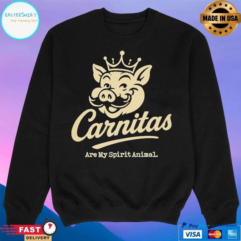 Carnitas Are My Spirit Animal Cookout Pig T-shirts