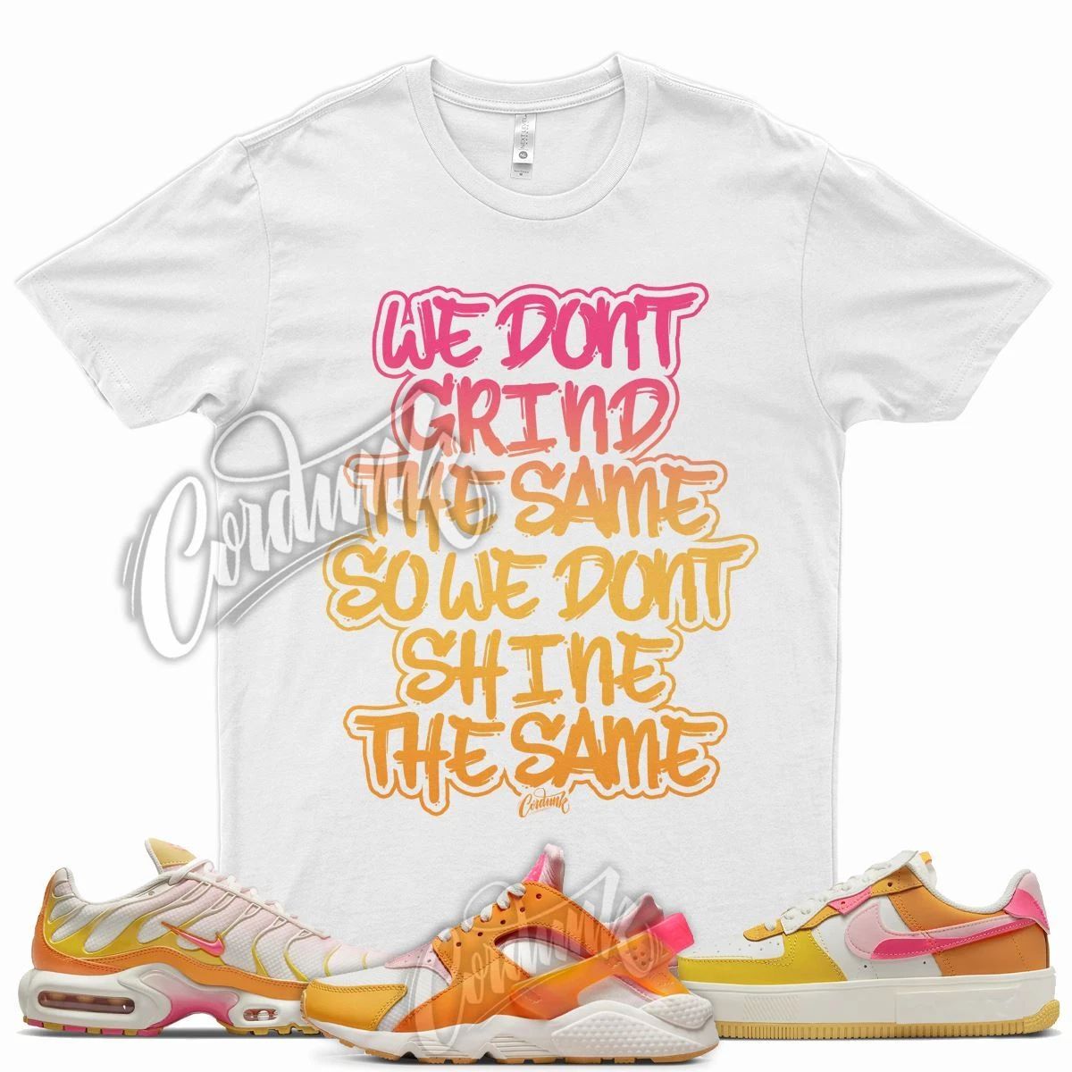 GRND Shirt for N Air Huarache Sail Solar Force Hyper Pink Fontanka Max Plus 1
