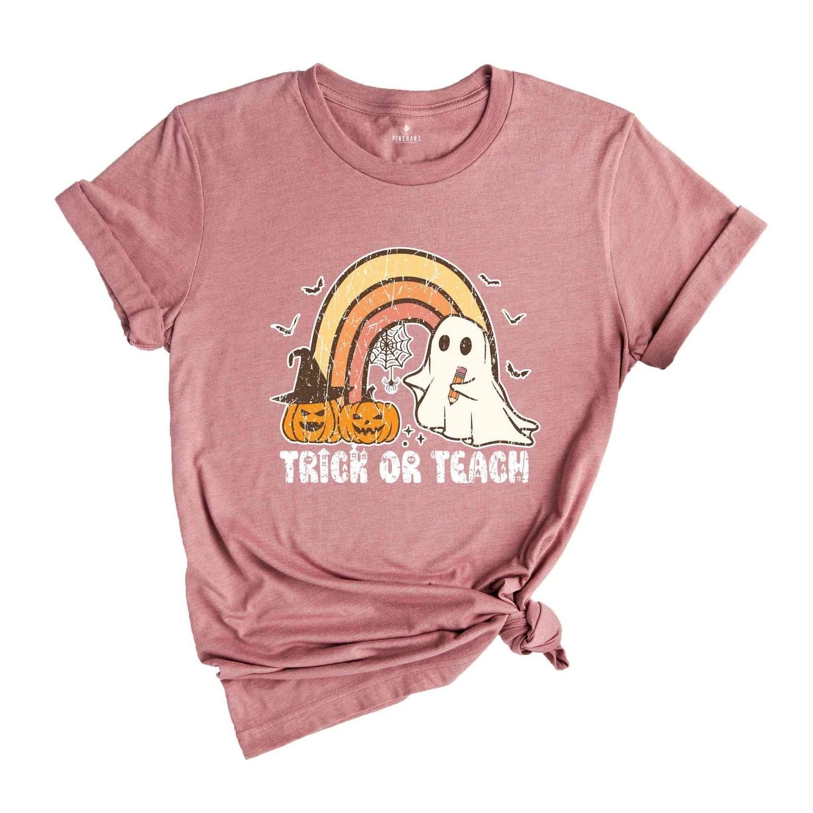 Cute Ghost Shirt, Cute Halloween Shirt, Coffee Shirt, Pumpkin Shirt, Pumpkin Hea