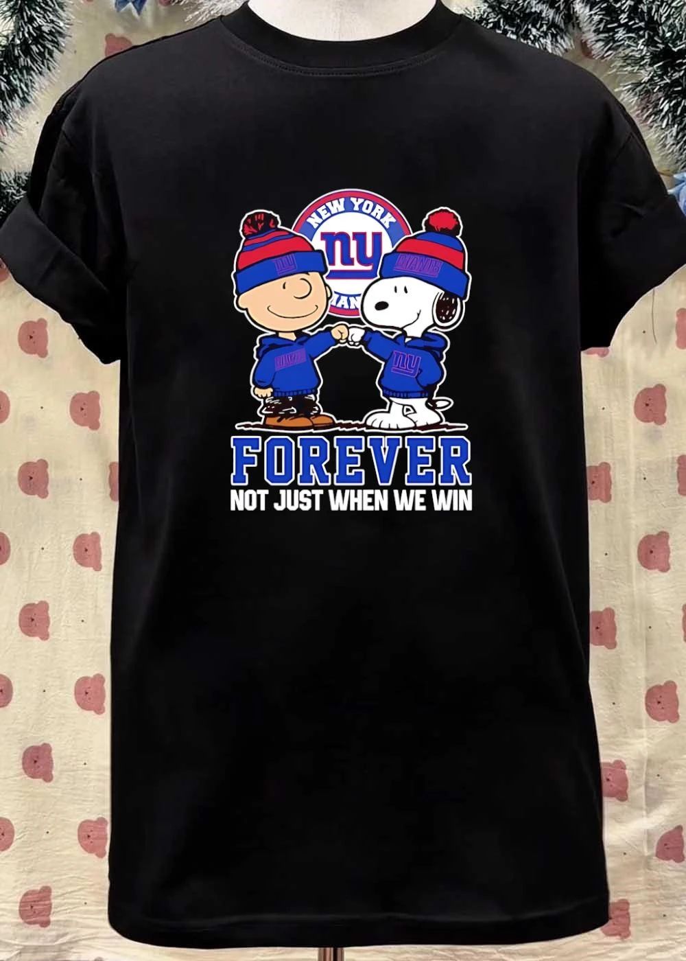 Peanuts Gang Forever Not Just When We Win New York Giants shirt