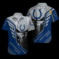 Indianapolis Colts Coastal Blue Paradise Hawaiian Shirt