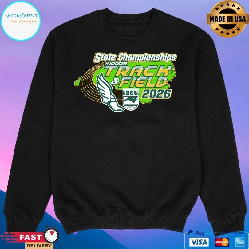 NCHSAA Indoor Track And Field State Championships 2026 T-shirts