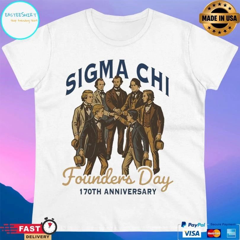 Sigma Chi Founders Day 170th Anniversary T-shirts