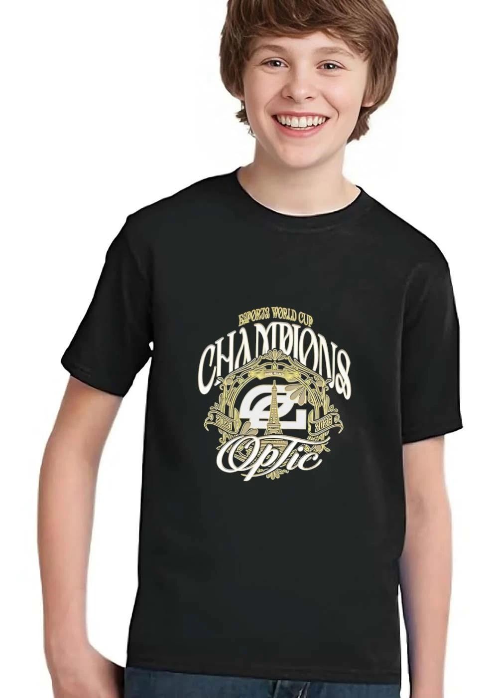 Optic Esports World Cup Champions 2025 2026 Eiffel Tower Ornate Frame shirt