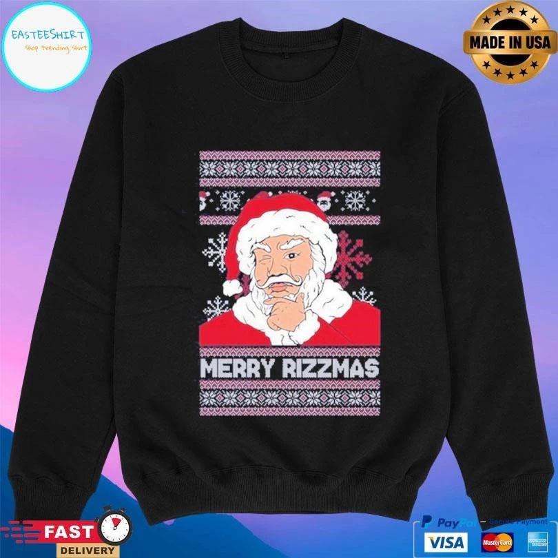 Merry Rizzmas Santa Christmas 2025 T-shirts