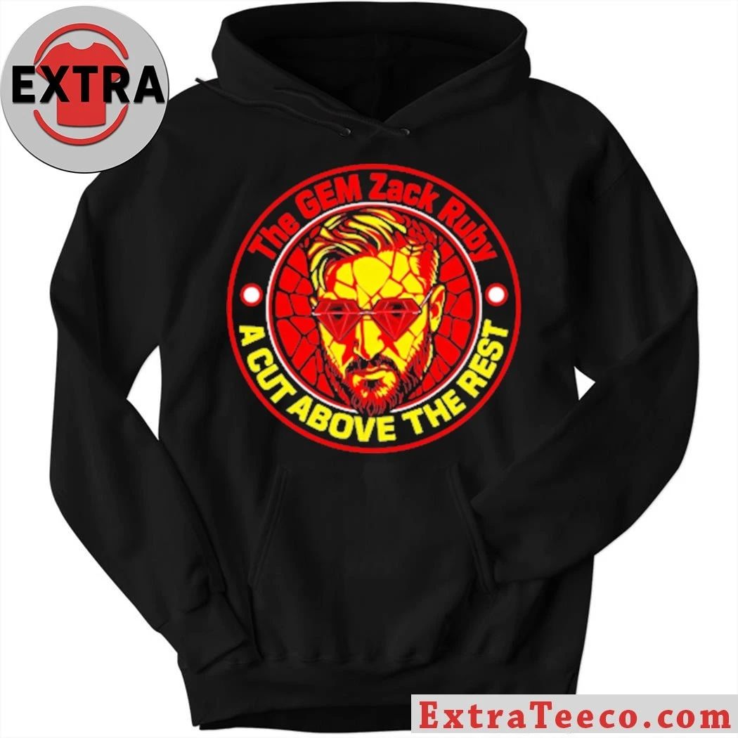 Original The Gem Zax Ruby A Cut Above The Rest New Gem Pro Wrestling Shirt