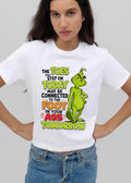 The Toes You Step On Today May Be Connected To Foot In Your Ass Tomorrow Cartoon Grinch Smirking shirt
