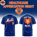 New York Mets Healthcare Appreciation Night 2026 Celebrate Logo Two Sided T-shirt