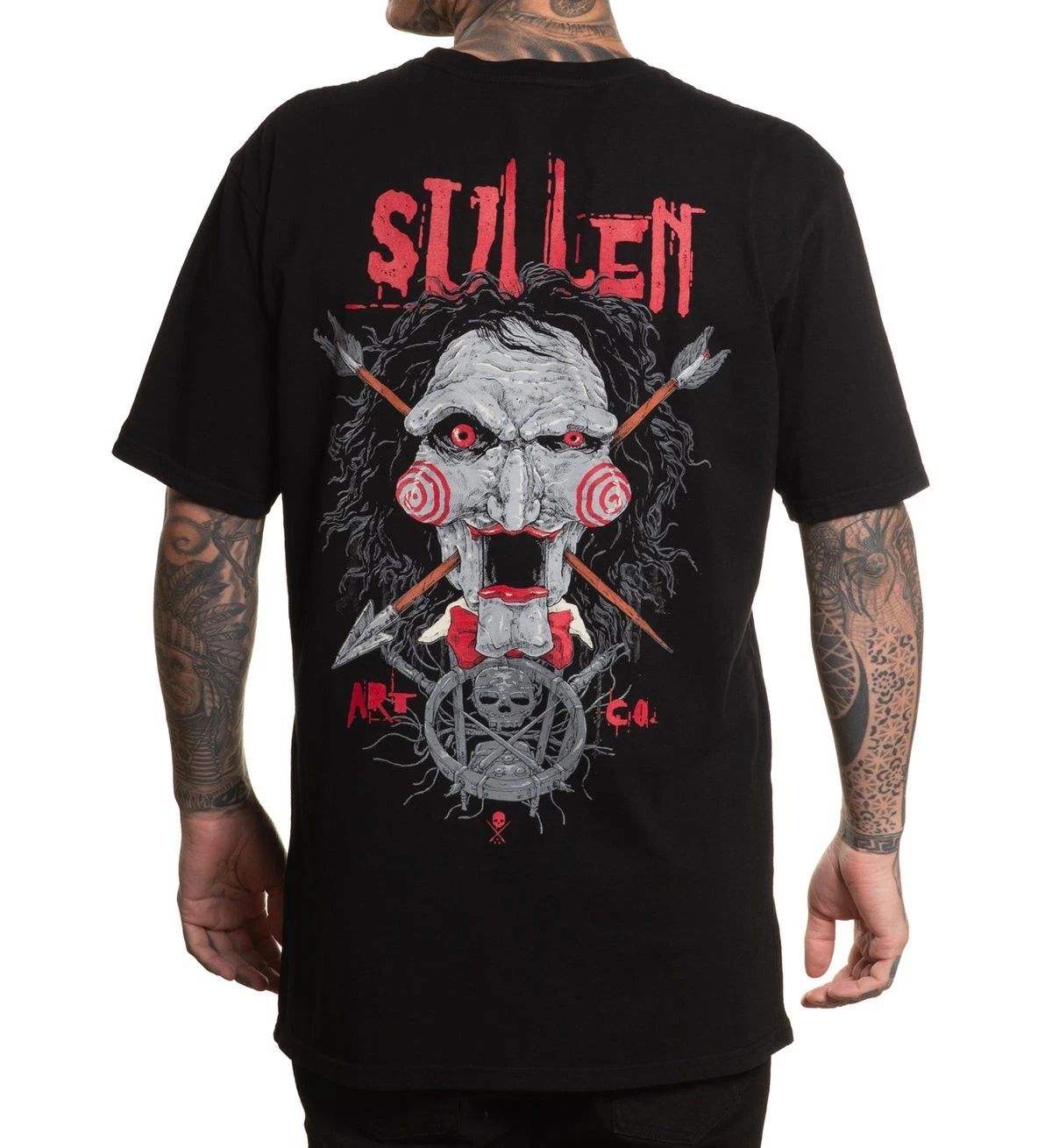 Sullen Sawllen Saw Jigsaw Horror Black Premium T Shirt UK M-3XL UK