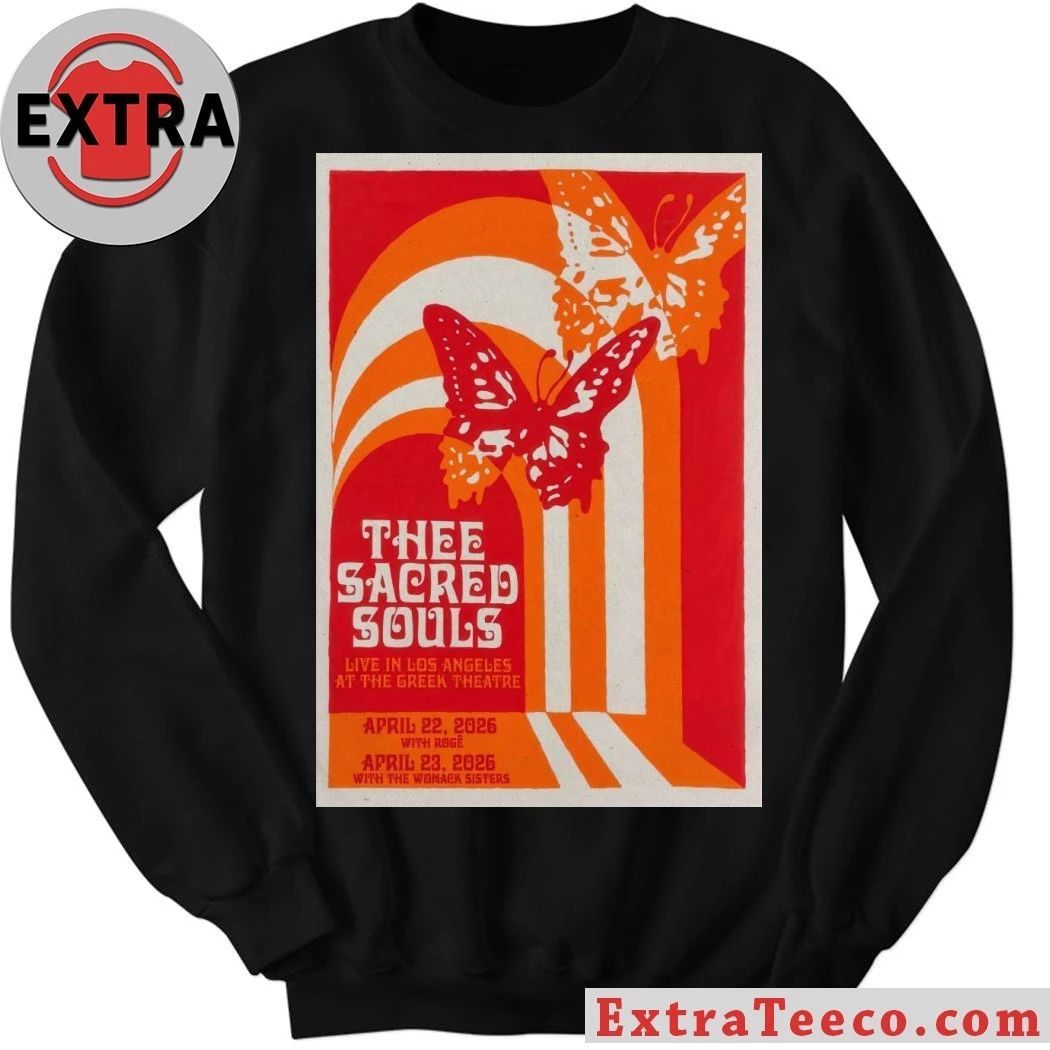 Thee Sacred Souls Tour April 22-23, 2026 Los Angeles, CA Poster Shirt