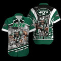 Personalized New York Jets Fierce Football Hawaiian Shirt