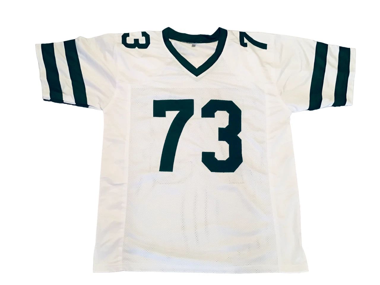 Custom Joe Klecko White Mesh Football Jersey