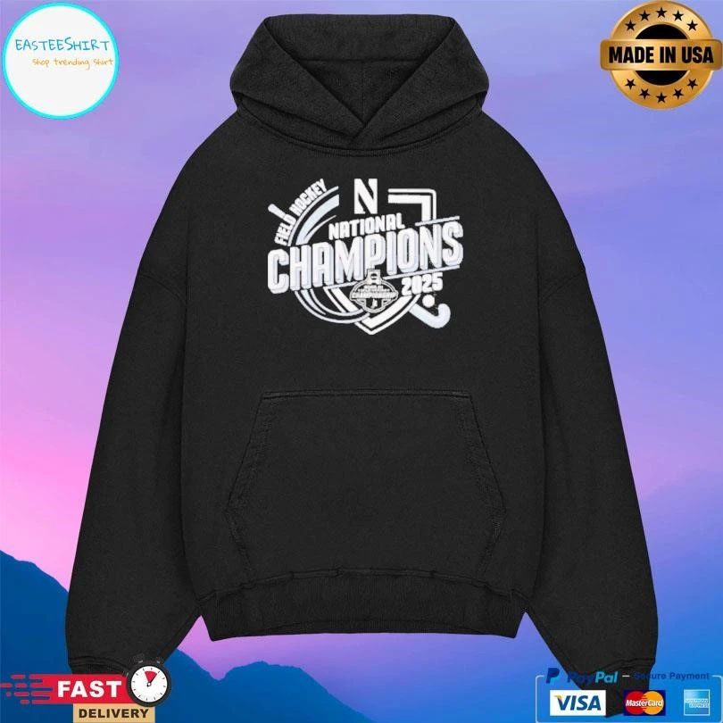Northwestern Field Hockey National Champions 2025 T-shirts