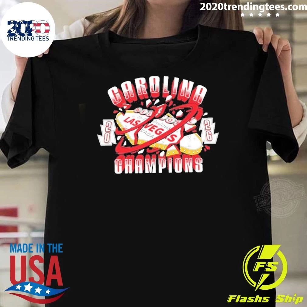 Carolina Hurricanes Champions 2026 Stanley Cup Graphic Shirt