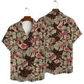 Cincinnati Reds Island Leaves Hawaiian Shirt