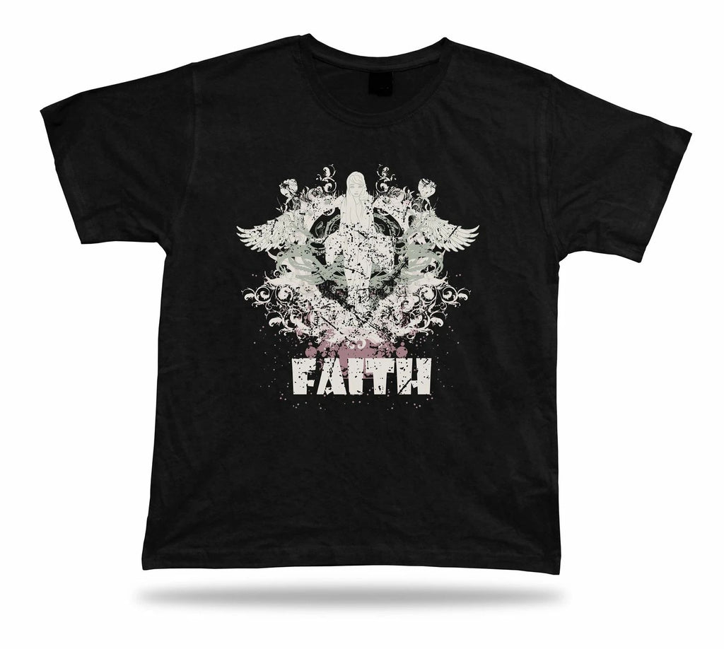 Faith Young Nun Floral stylish modern t shirt tee unique idea gift present