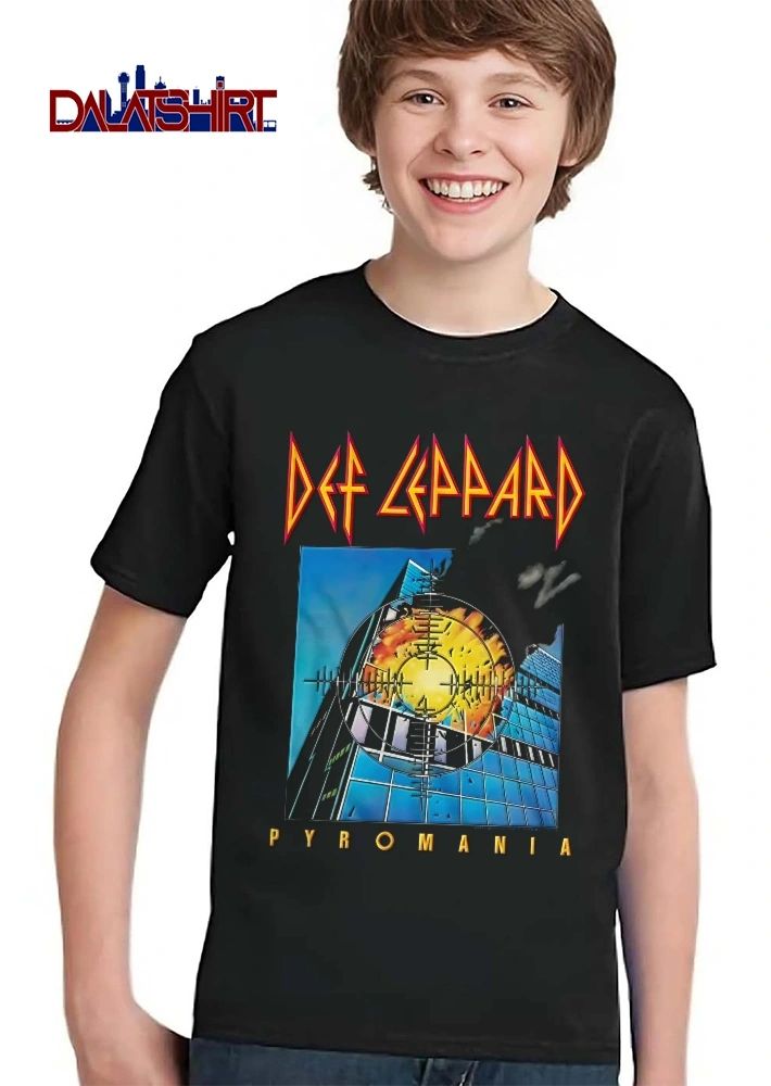 Def Leppard Pyromania Target Reticle Exploding Skyscraper Building shirt