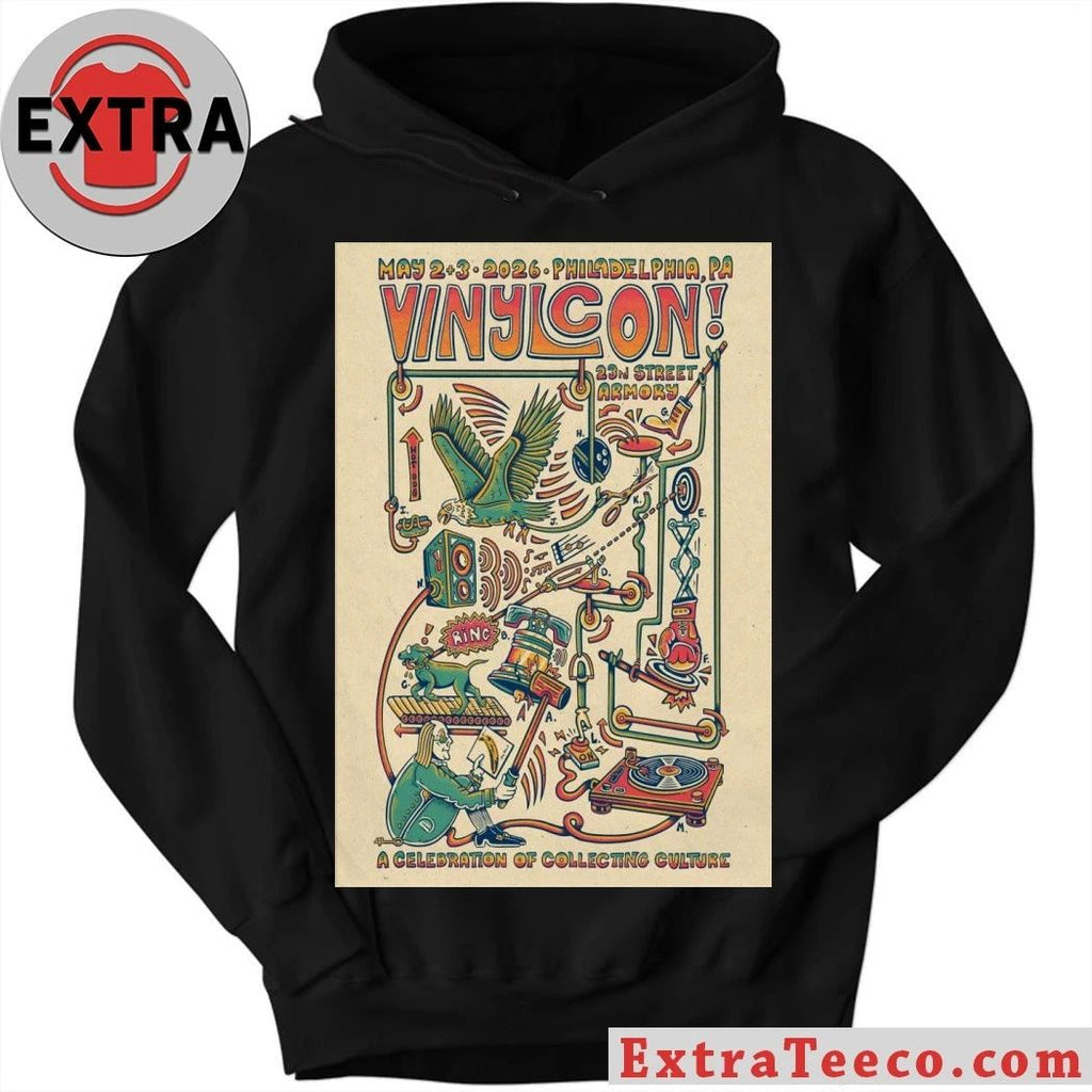 Vinylcon! Philadelphia PA 5-2 5-3-2026 Poster T-Shirt
