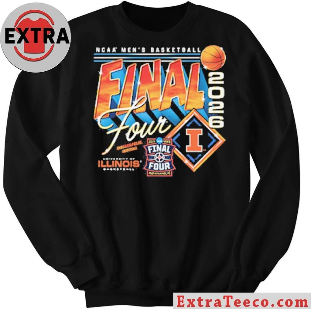 UIL M BLACK 2026 Men’s Basketball Final Four Logo T-Shirt- Top-Rated Gift for College Basketball Lovers
