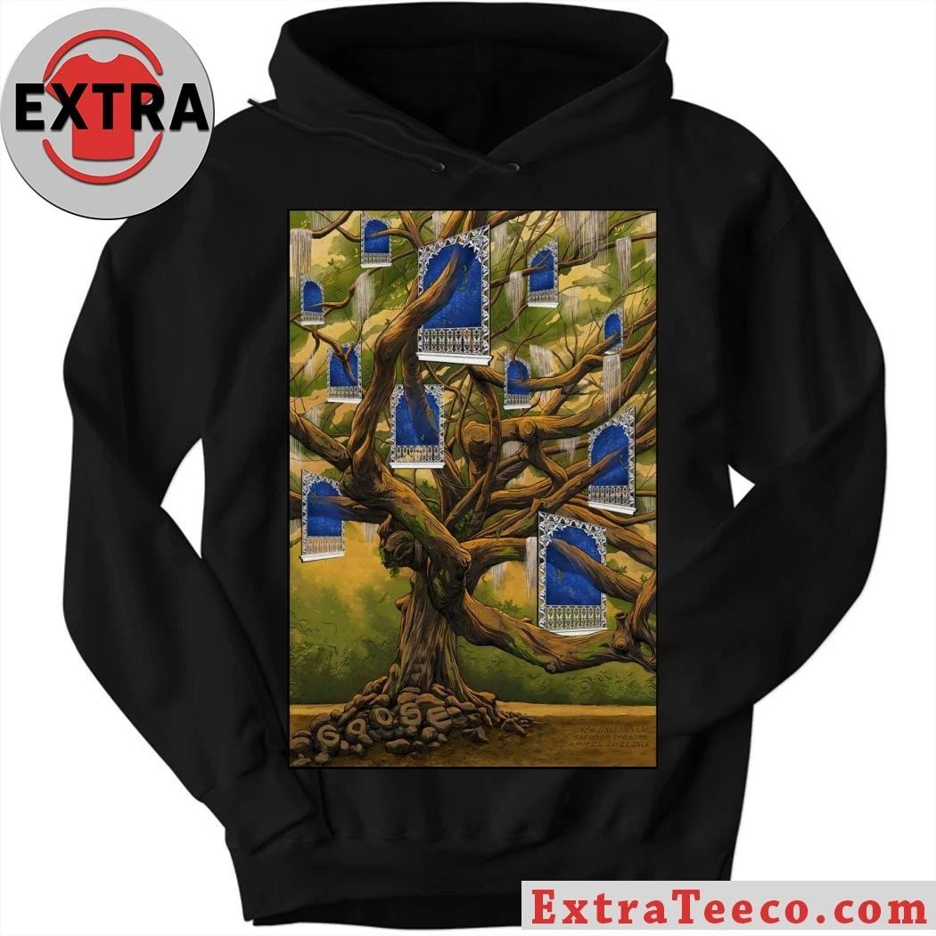 4 21-22 2026 Goose Saenger Theatre, New Orleans Poster Shirt