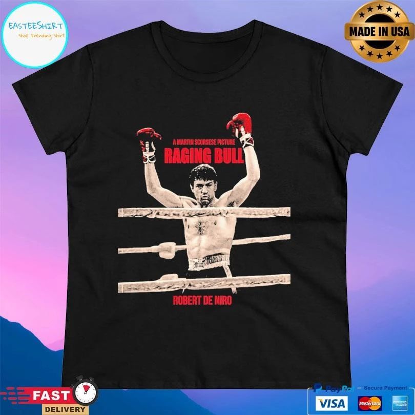 A Martin Scorsese Picture Raging Bull Robert De Niro T-shirts