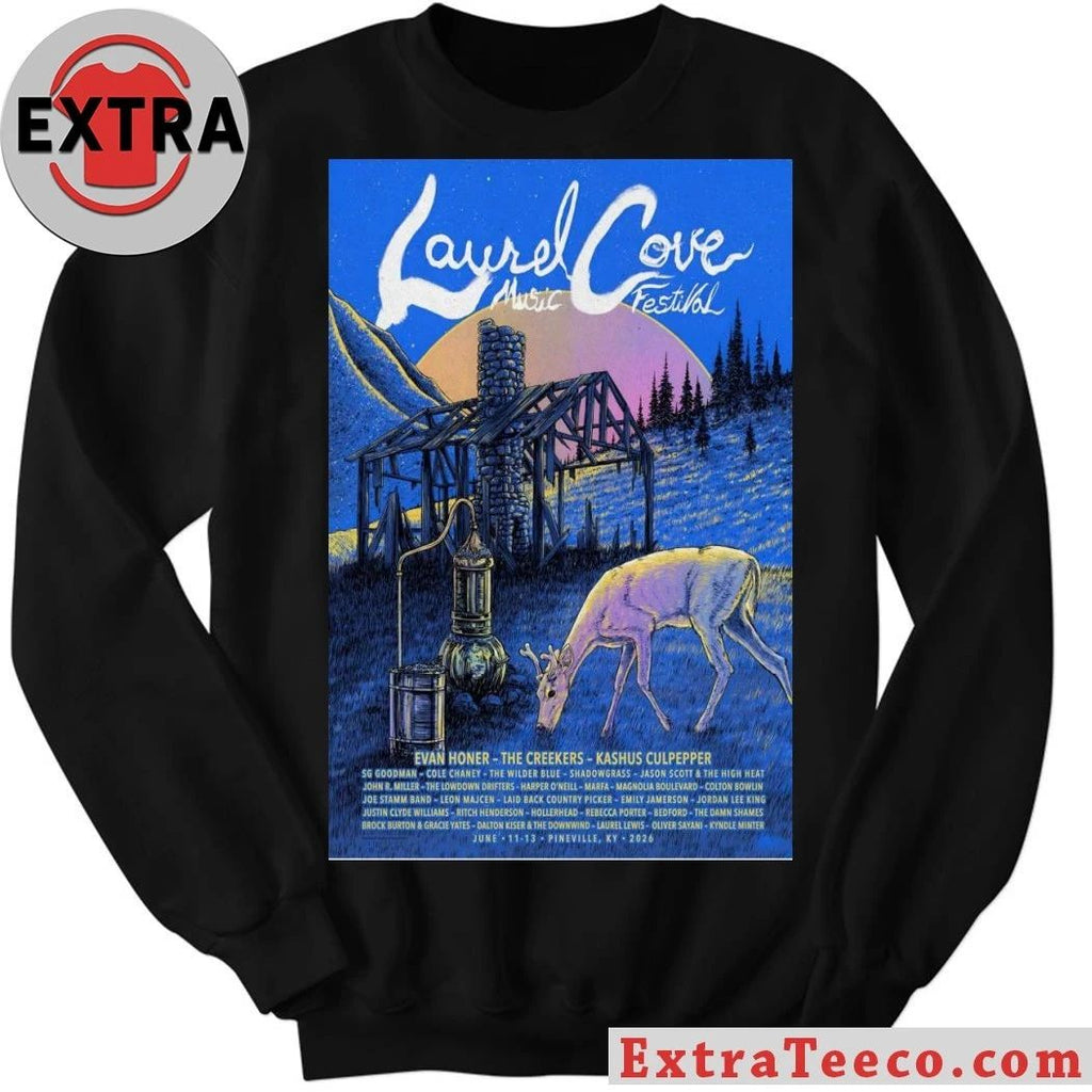 Laurel Cove Music Festival June 11-13 2026 Pineville KY Poster Shirt