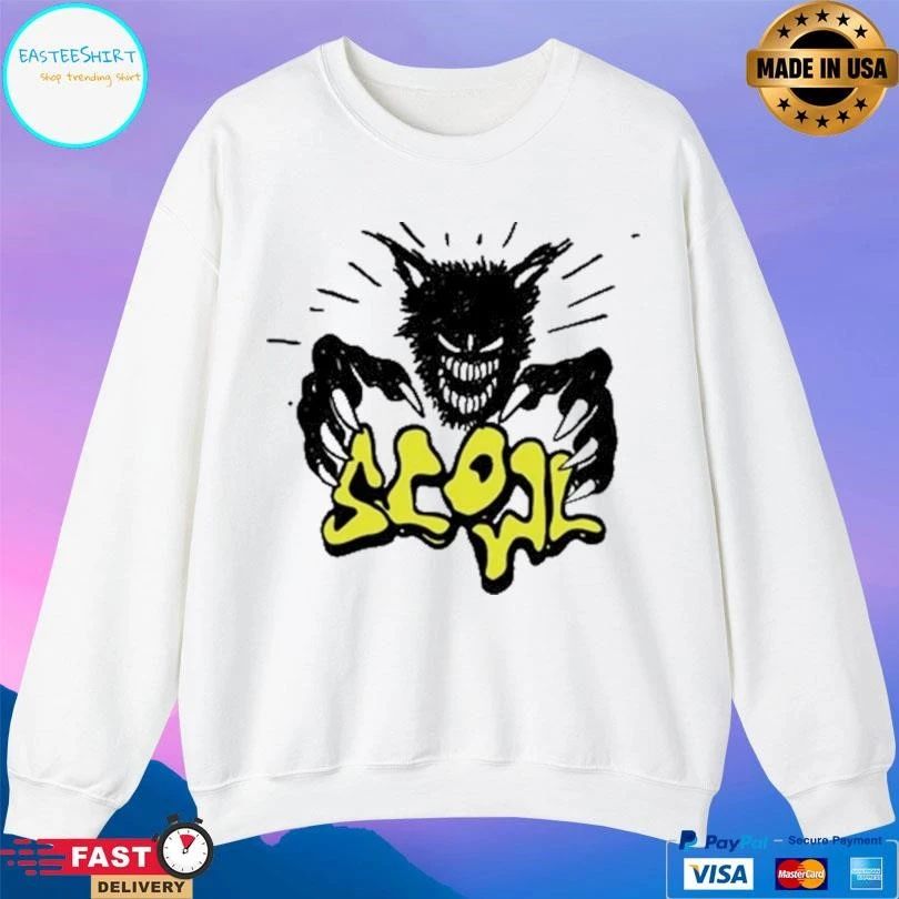 Scowl Scary Cat T-shirts